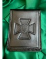 Портмоне "Альфа" чорне 105х80мм (17129)