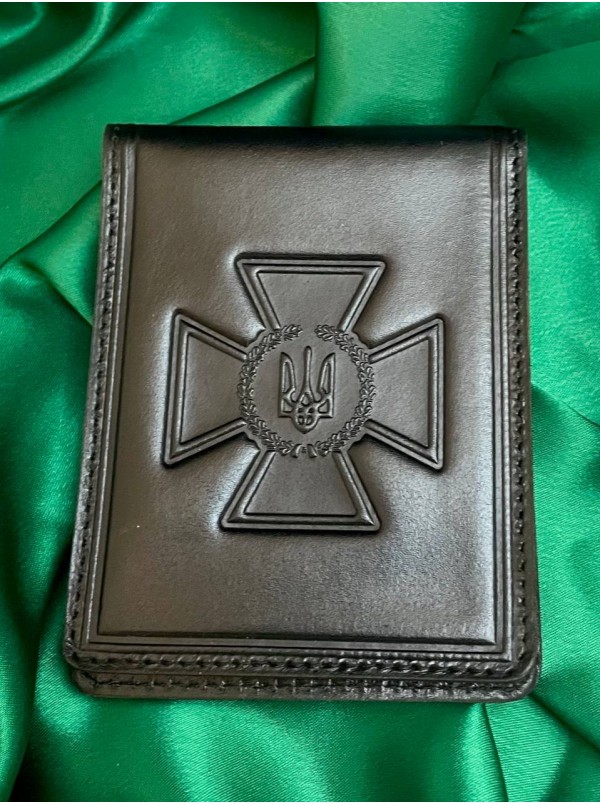Портмоне "Альфа" чорне 105х80мм (17129)