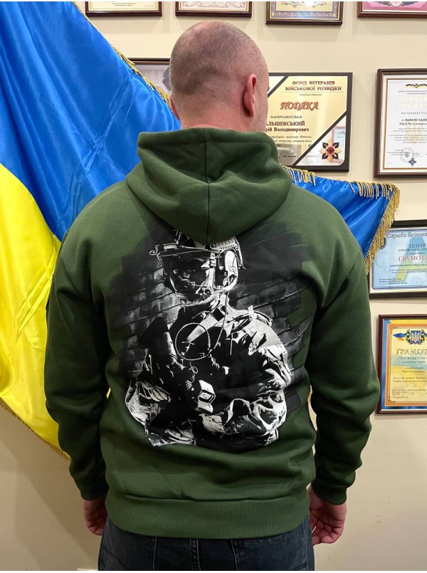 Худі "Альфа з бійцем"