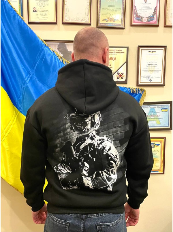 Худі "Альфа з бійцем"