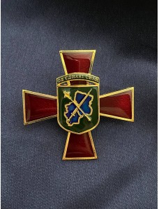 Нагрудний знак «Козацький хрест» I ступеню 50х50х1,5 мм (29510)