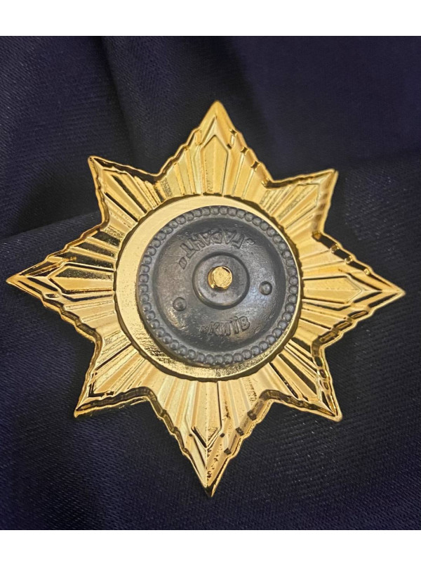 Нагрудний знак ДСНС Запобігти.Врятувати.Допомогти 50х50мм (39857)