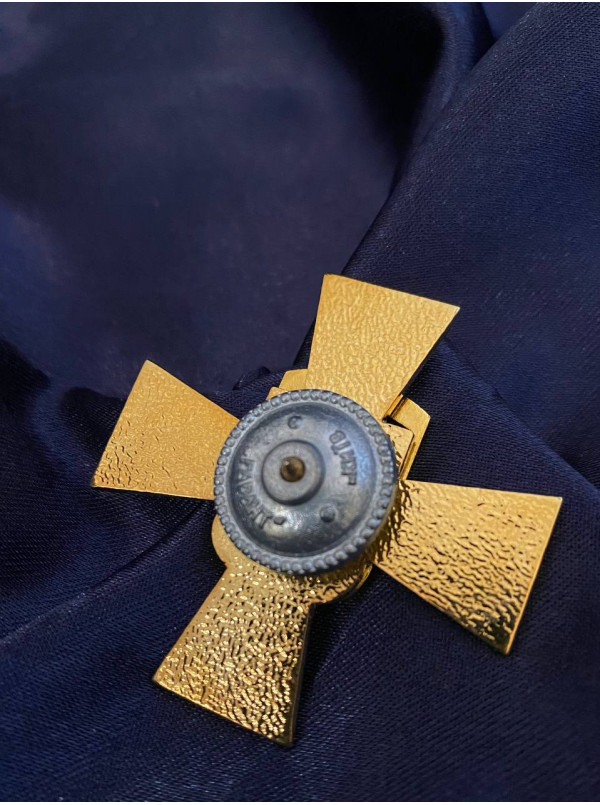 Нагрудний знак Хрест відваги 50х50мм (39769)