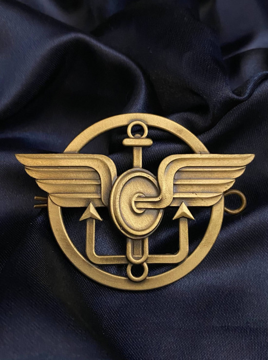Беретний знак «Державна спеціальна служба транспорту»_69х50мм (36885)