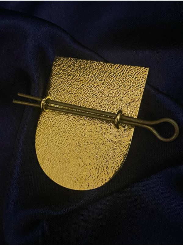 Беретний знак "48 ОШБ ім.Номана Челебіджіхана"№1_50х39мм (39349)