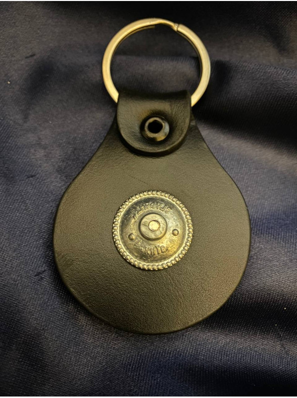 Брелок НПУ на шкірі  5 РОКІВ ПІДРОЗДІЛУ ДІЗНАННЯ  40 мм (41290)