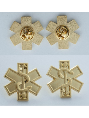 Емблема на комір медична служба_25х25х2 мм (25050)