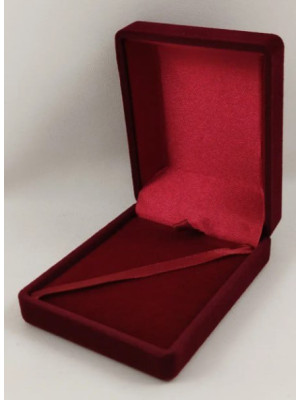Футляр бархат  60*77 мм (ML-15) бордо (39841)
