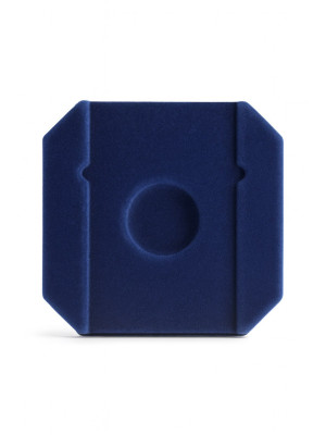 Футляр флокований синій під знак  72*72 мм (36761)