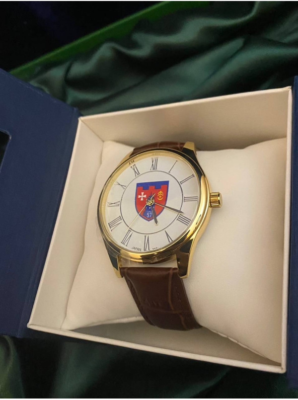 Годинник наручний чоловічий у футлярі з гравіюванням (01341)