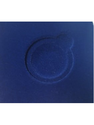 Ложемент синій 105*105 мм в деревянний футляр під монету діам. 50 мм (40270)