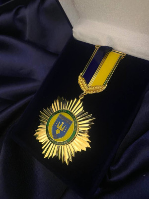 Медаль "Почесний громадянин м.Новодністровськ"_60мм (39635)