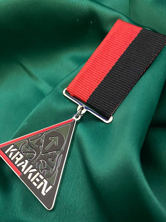 Медаль травлення cпецпідрозділу «KRAKEN»_35х39 мм (39087)