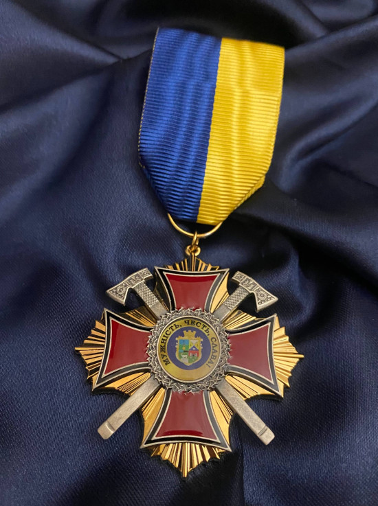  Медаль «Захиснику України. Пасічнянська Територіальна громада 55мм (41237)