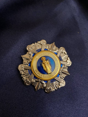 Нагрудний знак «За заслуги перед Святою Церквою» 50 мм (21811)