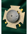 Нагрудний знак 1 стрілецький батальйон 4ОТБр 45х45мм (39148)