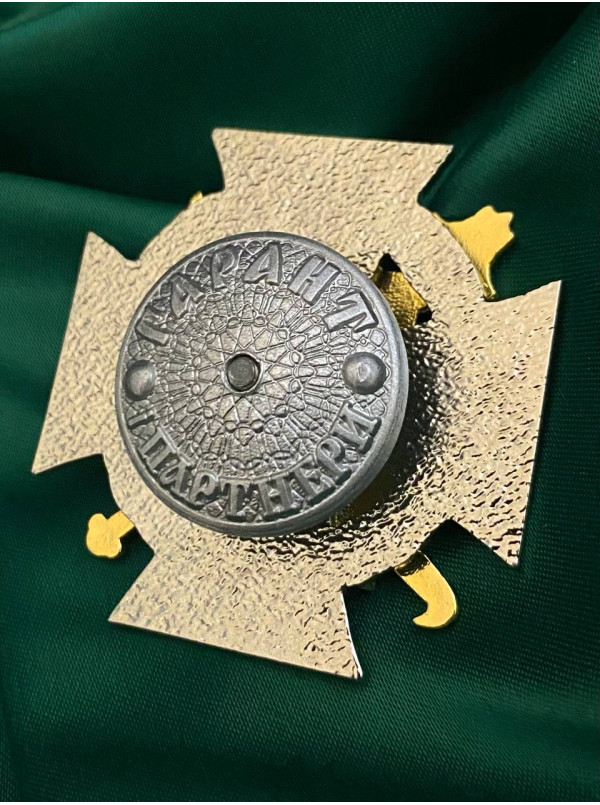 Нагрудний знак 1 стрілецький батальйон 4ОТБр 45х45мм (39148)