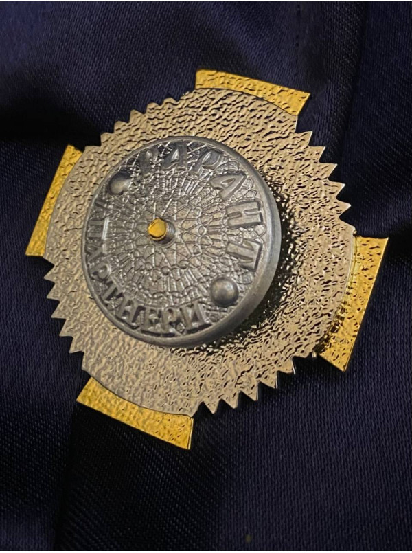Нагрудний знак 119 об ТрО "За нами правда, за нами слава і воля святая 45х45мм (39245)