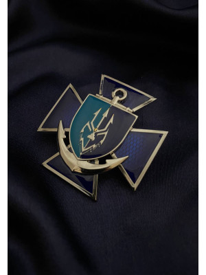 Нагрудний знак 2 батальйон 40 бригади берегової оборони 50 х 50 мм (39916)