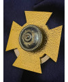 Нагрудний знак ГУ_СБУ_ "Власна безпека"_вовк_ хрест 45х45х2,5 мм (32529)