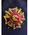 Нагрудний знак "Хрест Альфи_ 148 окрема артилерійська бригада"_50х50мм (42341)