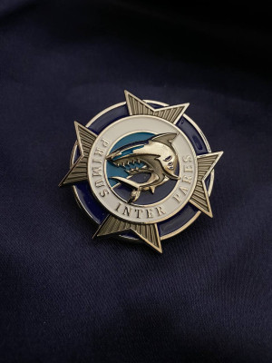 Нагрудний знак, почесна відзнака командира 40 ОБРБО 45 х 45 мм (39900)