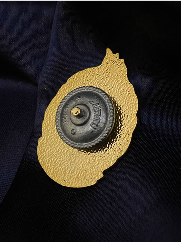 Нагрудний знак "Кременчуцький військовий ліцей" (Кращий спортсмен)_43х30мм (00535)