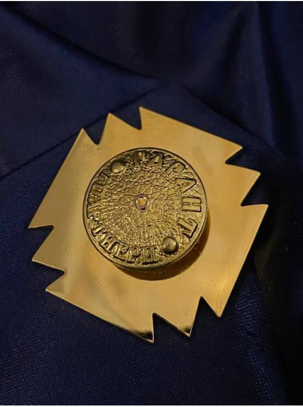 Нагрудний знак "Почесний громадянин Златопільської міської територіальної громади"_45мм (40340)