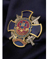 Нагрудний знак "Управління СБ України у Житомирській області"_55х55х2,5 мм (39799)