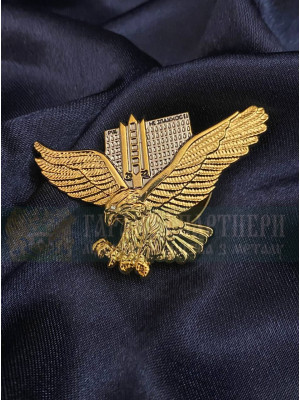 Нагрудний знак "Рік незламності 2022 з орлом"_50х35х2,5мм (36090)