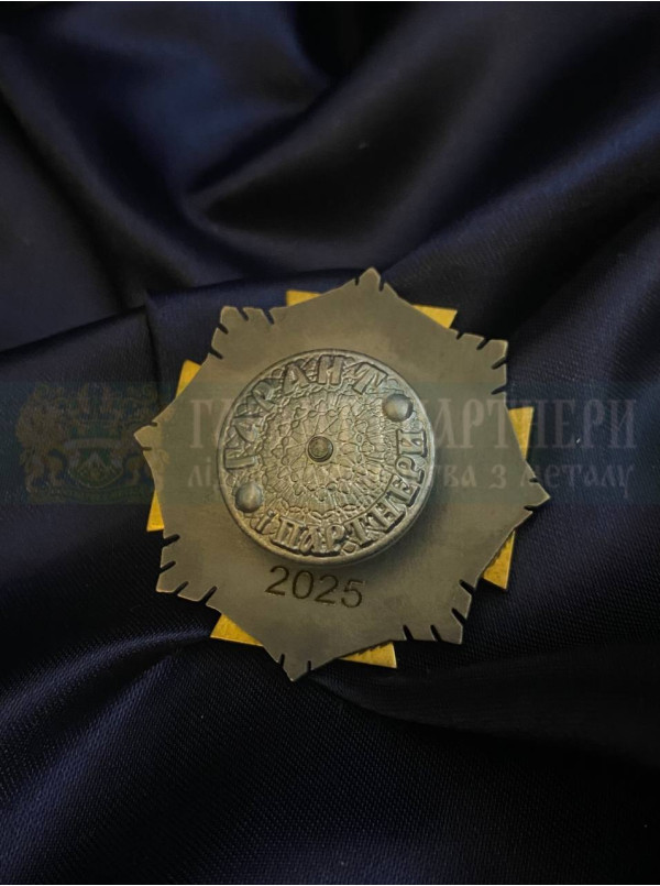 Нагрудний знак "Вінницький ліцей"_50х50 мм (40272) 