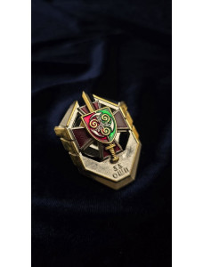 Нагрудний знак "За штурм" 33-й окремий штурмовий полк _50х42мм (42022)