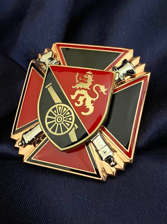 Нагрудний знак_45 окрема артилерійська бригада_45х45мм (39571)