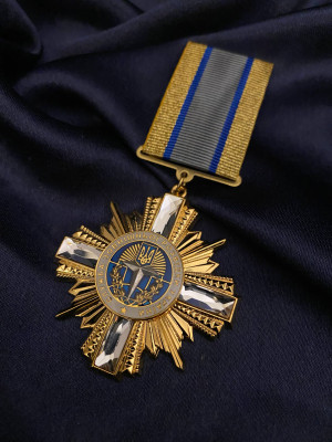 Орден "Діамантовий хрест" СЗРУ  50х54х3 мм (14199)