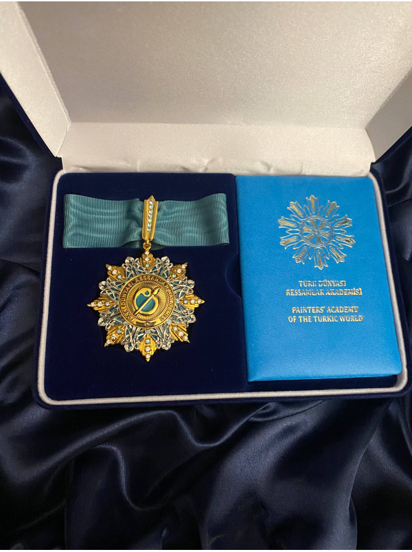 Орден "Turk Dunyasi Ressamlar Akademisi"_60мм (41234)