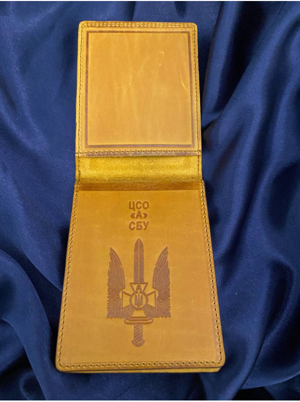 Портмоне чорне з жетоном Альфа (в 1 деталь)_73,5мм (38888)