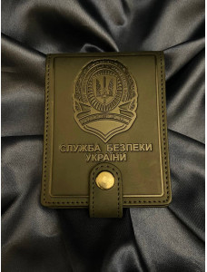 Портмоне "Альфа" № 2 з хлястиком чорне_108х82мм (38620)