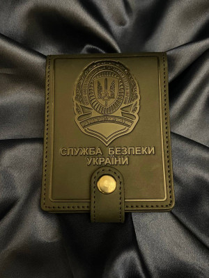 Портмоне "Альфа" № 2 з хлястиком чорне_108х82мм (38620)