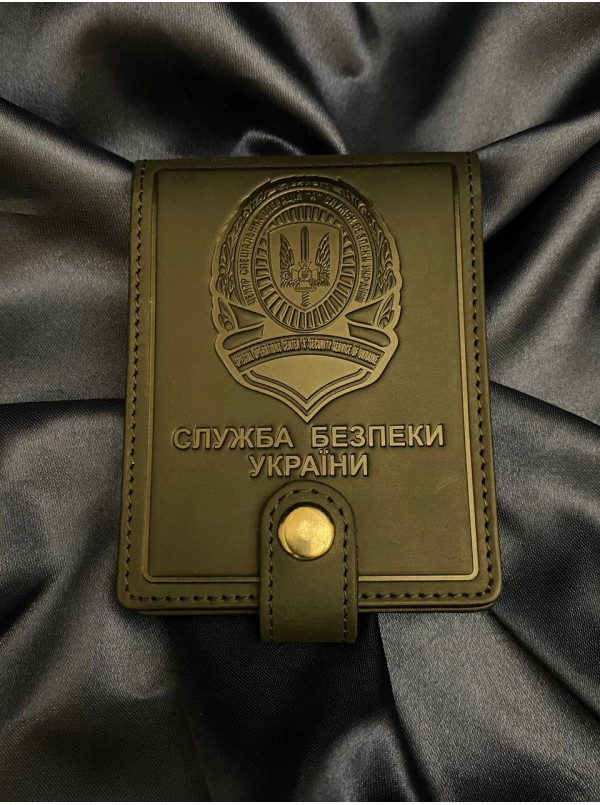 Портмоне "Альфа" № 2 з хлястиком чорне_108х82мм (38620)