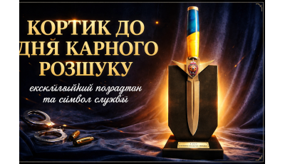 Кортик до Дня карного розшуку — ексклюзивний подарунок та символ служби