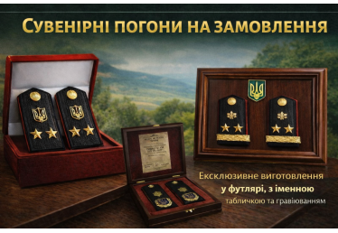 Сувенірні погони на замовлення 