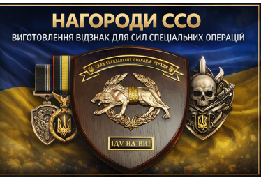 Нагороди ССО — виготовлення відзнак для Сил спеціальних операцій